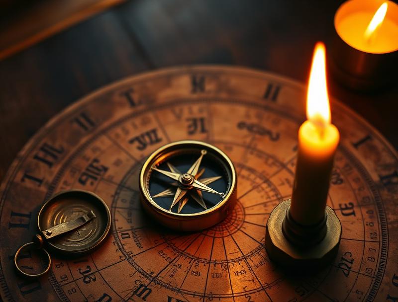 Career guidance astrology by spiritual advisor Phoenix — compass on Vedic chart for career direction
